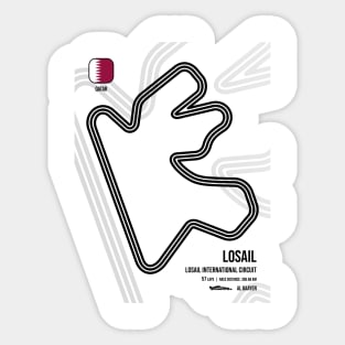 Losail Race Track Sticker